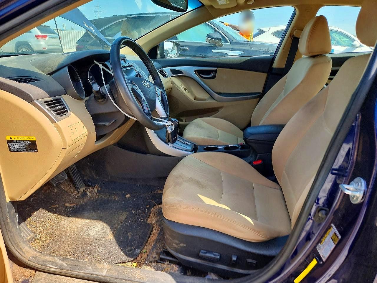 2013 Hyundai Elantra Limited Синий vin: 5NPDH4AE6DH277076