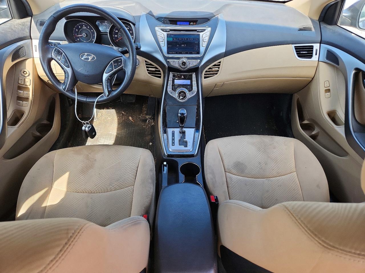 2013 Hyundai Elantra Limited Синий vin: 5NPDH4AE6DH277076