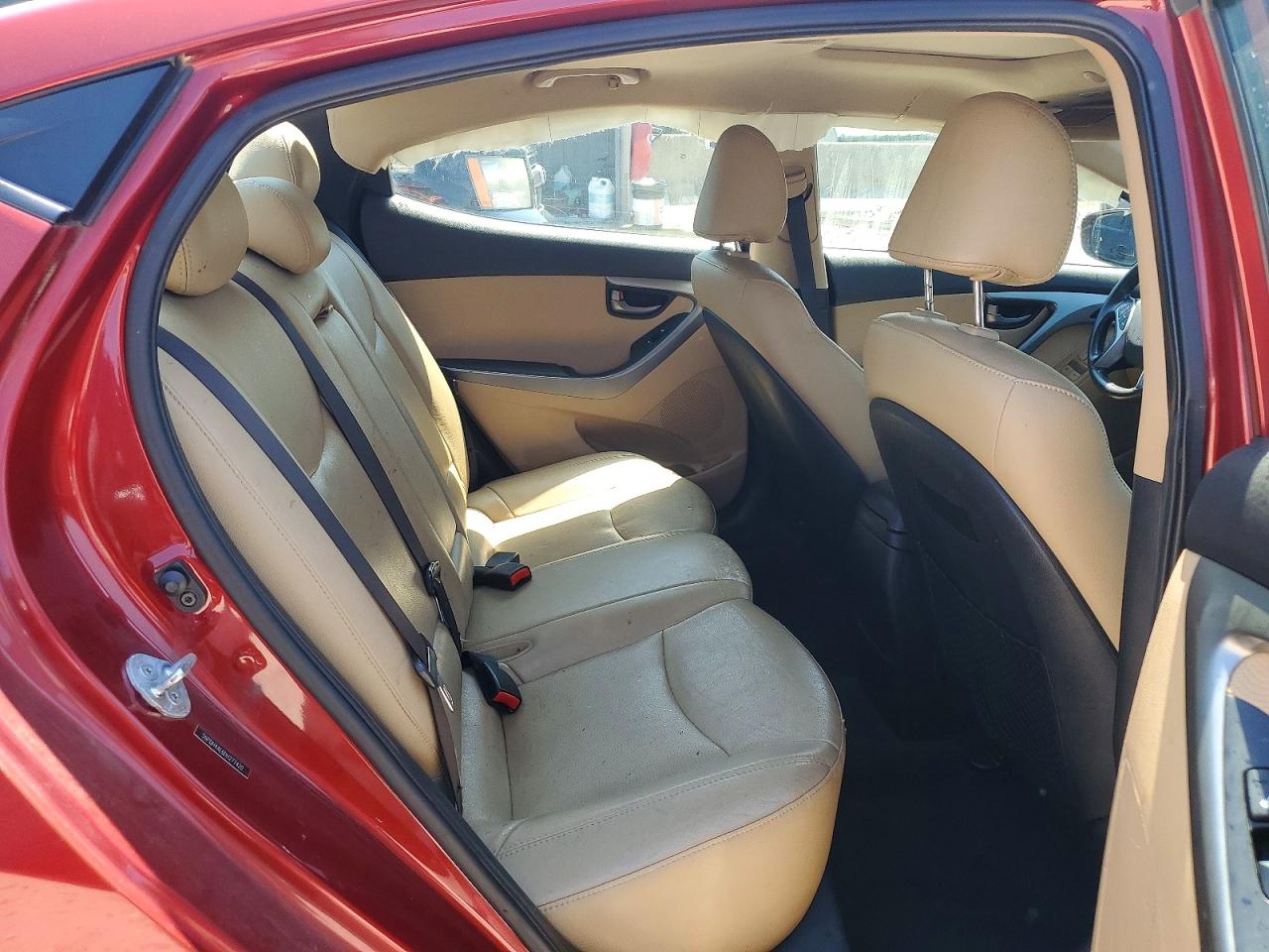 2013 Hyundai Elantra Limited Red vin: 5NPDH4AE6DH277420
