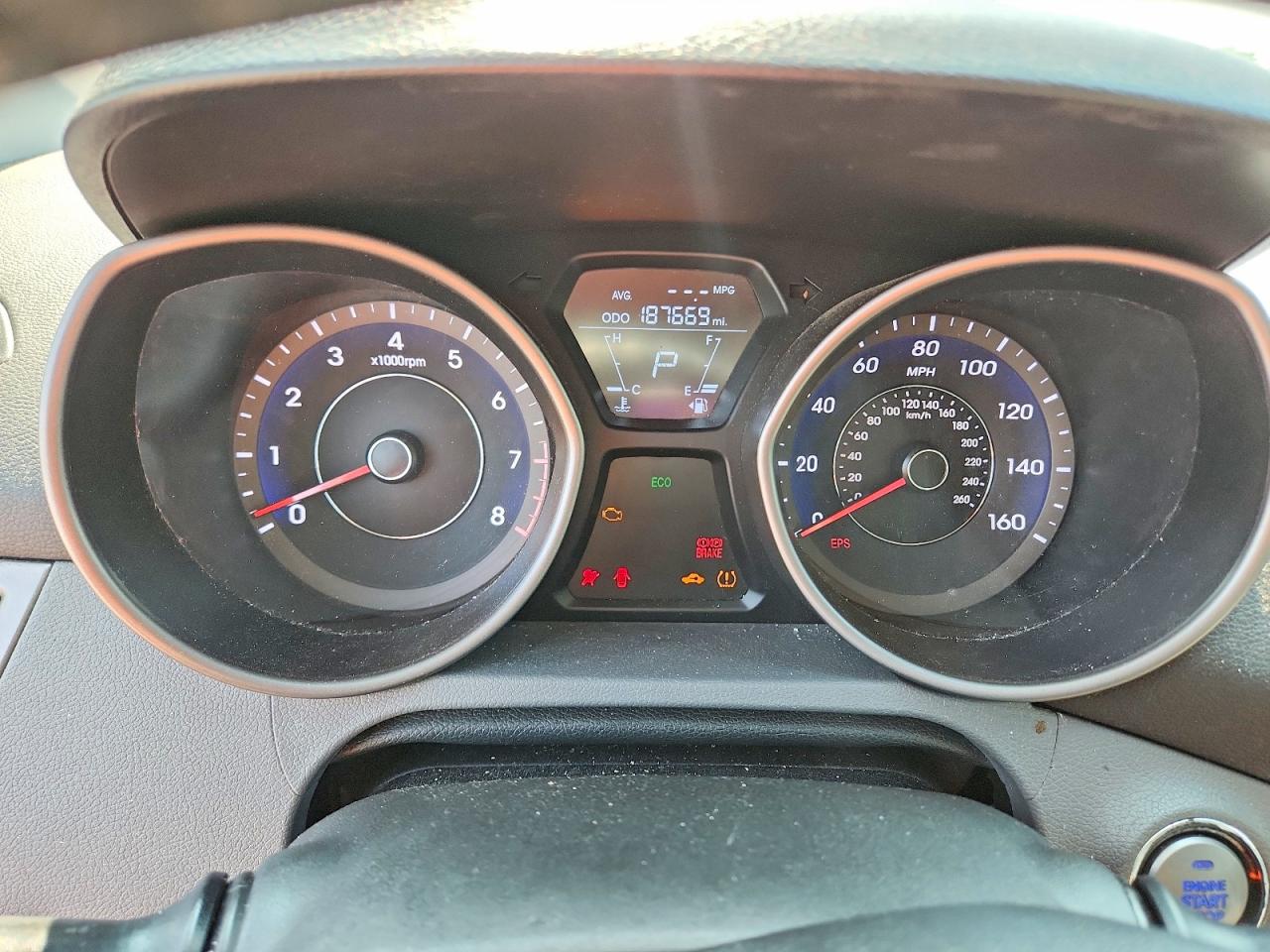 2013 Hyundai Elantra Limited Blue vin: 5NPDH4AE6DH280169