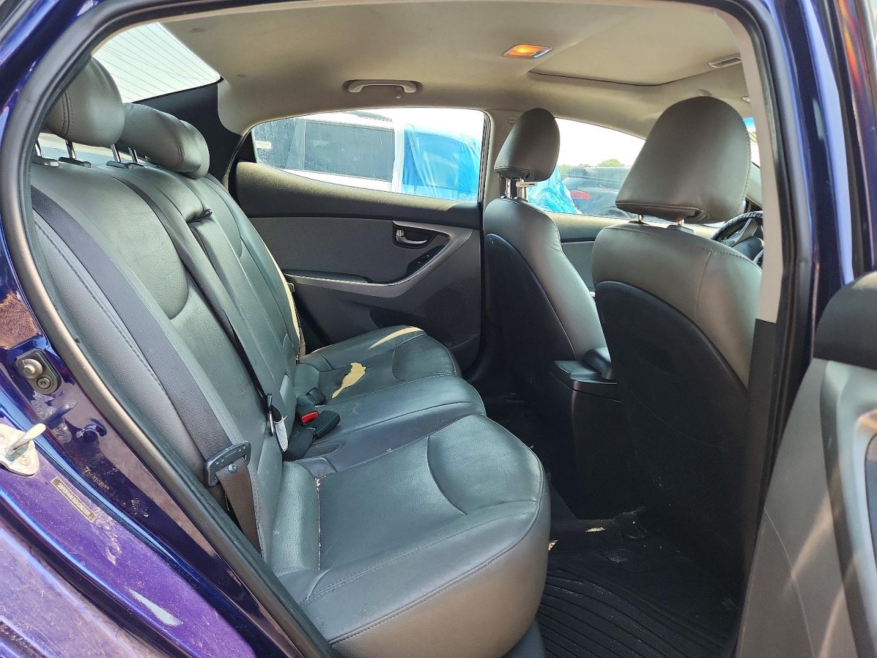 2013 Hyundai Elantra Limited Blue vin: 5NPDH4AE6DH280169