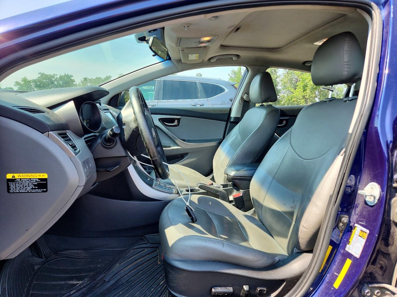 2013 Hyundai Elantra Limited Blue vin: 5NPDH4AE6DH280169