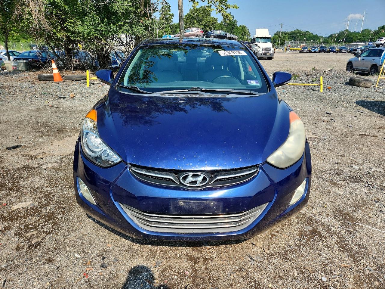 2013 Hyundai Elantra Limited Blue vin: 5NPDH4AE6DH280169