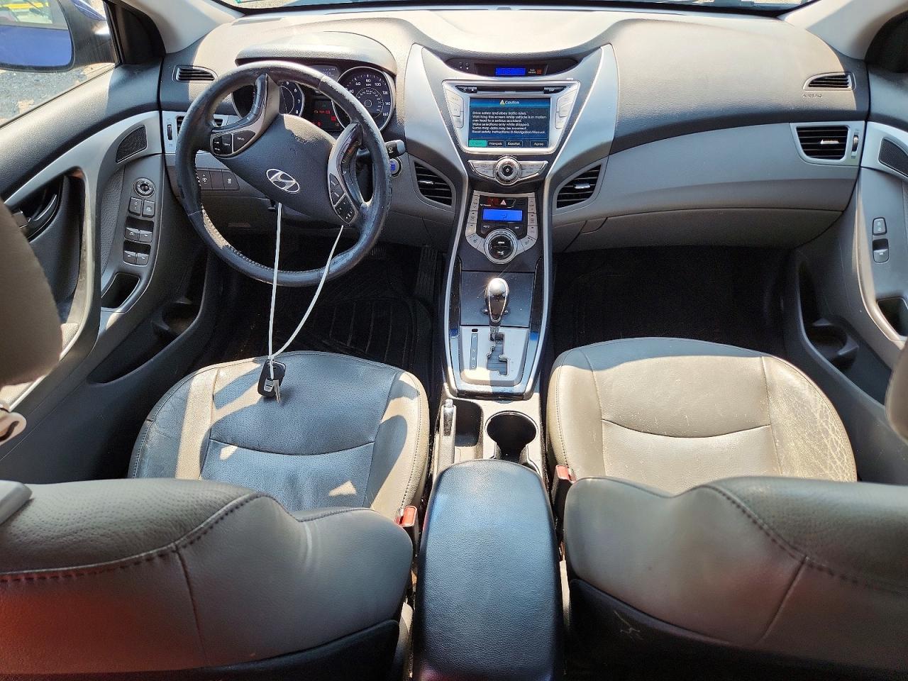 2013 Hyundai Elantra Limited Blue vin: 5NPDH4AE6DH280169