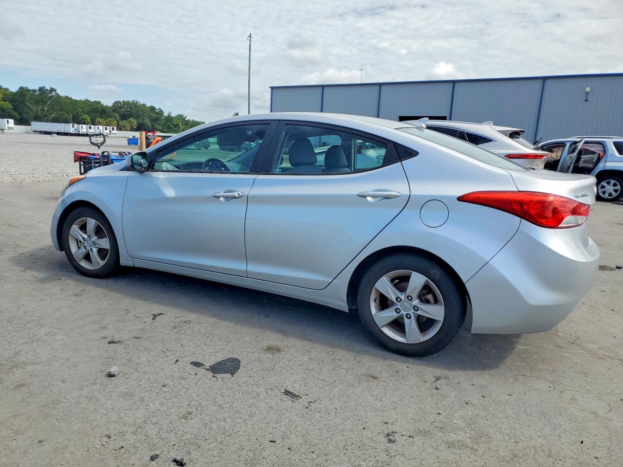 2013 Hyundai Elantra Gls Silver vin: 5NPDH4AE6DH286196