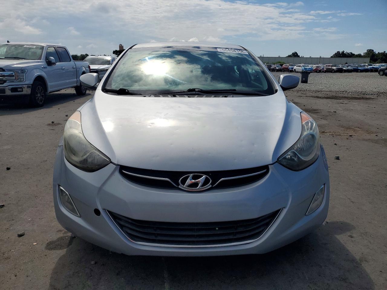 2013 Hyundai Elantra Gls Silver vin: 5NPDH4AE6DH286196