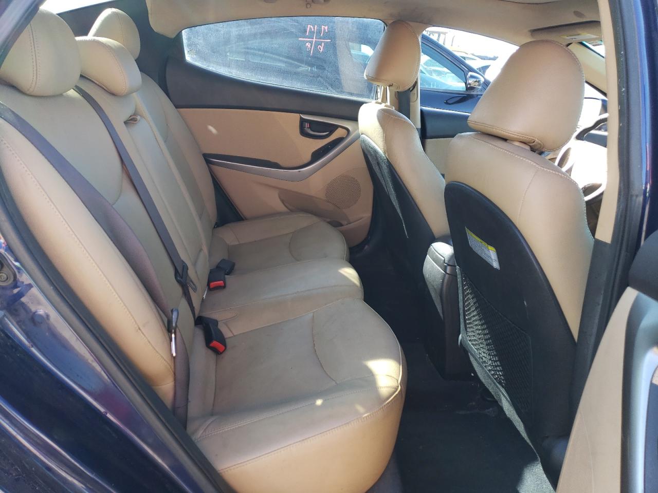 2013 Hyundai Elantra Gls Blue vin: 5NPDH4AE6DH287218