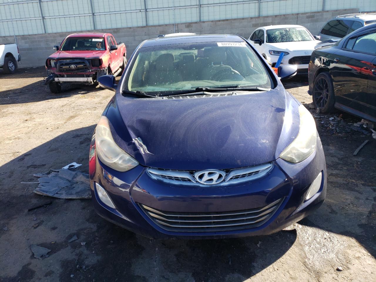 2013 Hyundai Elantra Gls Blue vin: 5NPDH4AE6DH287218