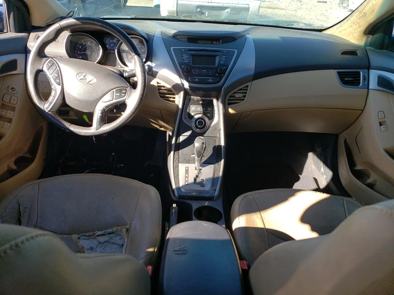 2013 Hyundai Elantra Gls Blue vin: 5NPDH4AE6DH287218