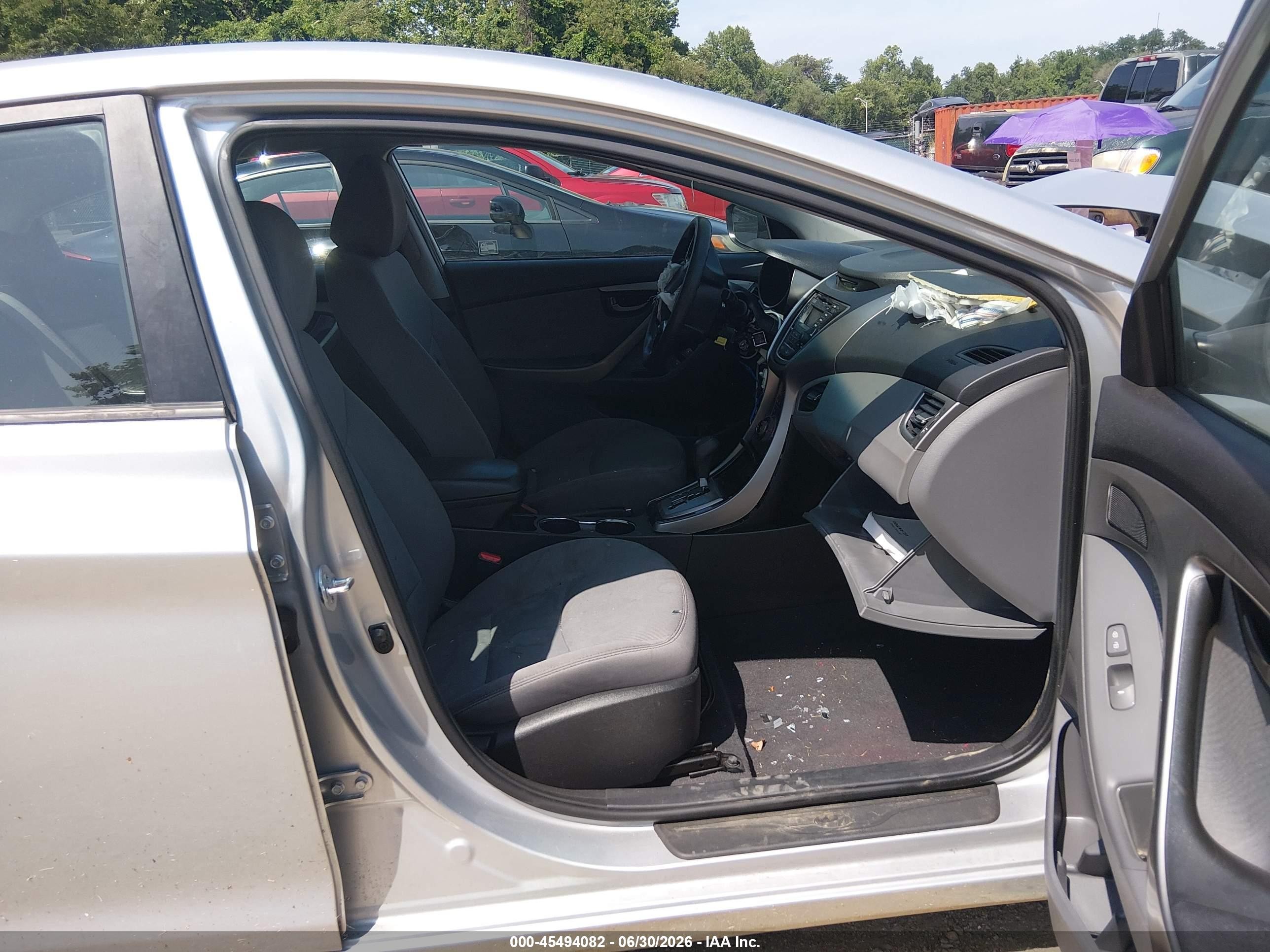 2013 Hyundai Elantra Gls Silver vin: 5NPDH4AE6DH292032