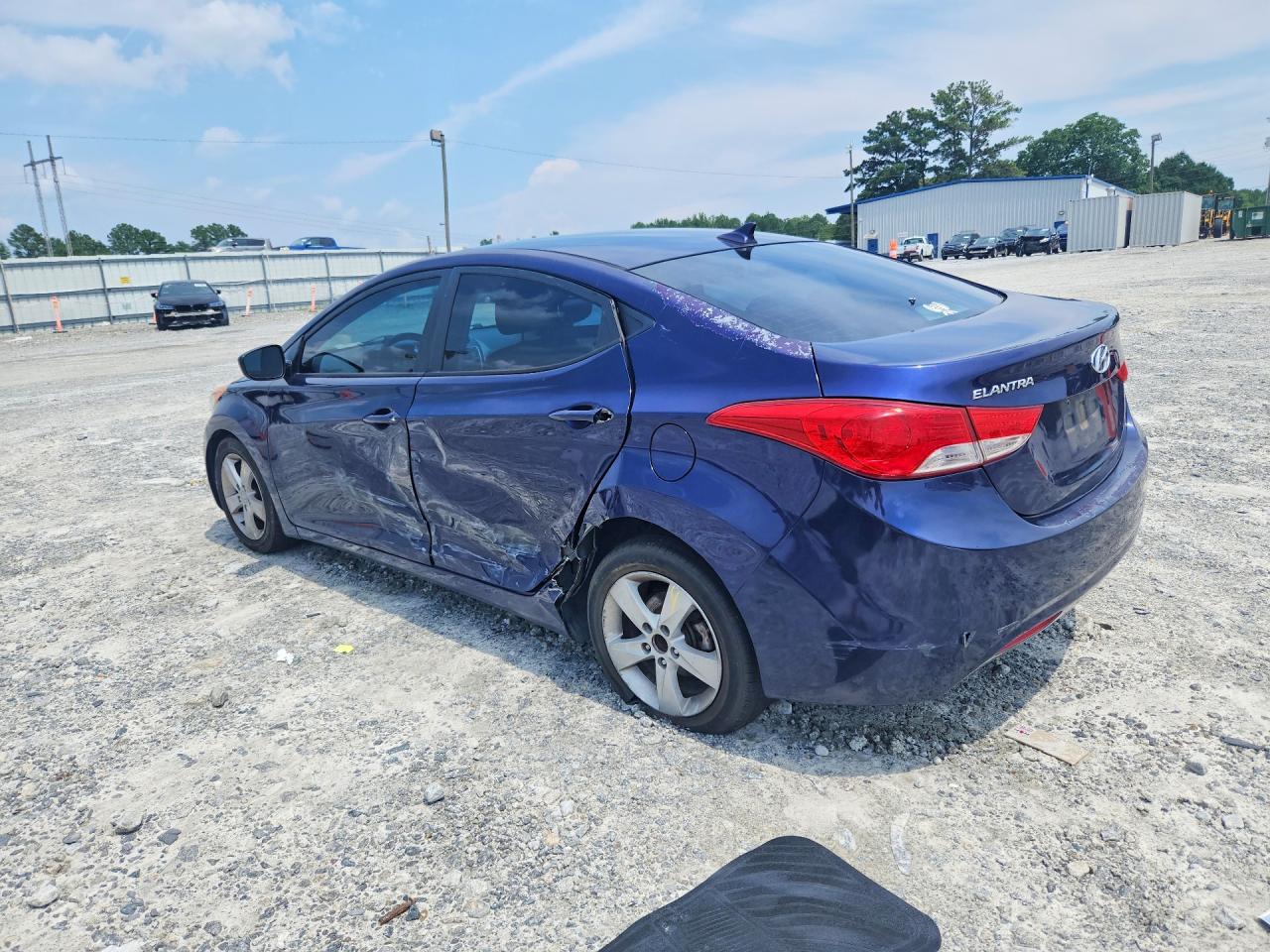 2013 Hyundai Elantra Gls Blue vin: 5NPDH4AE6DH301540