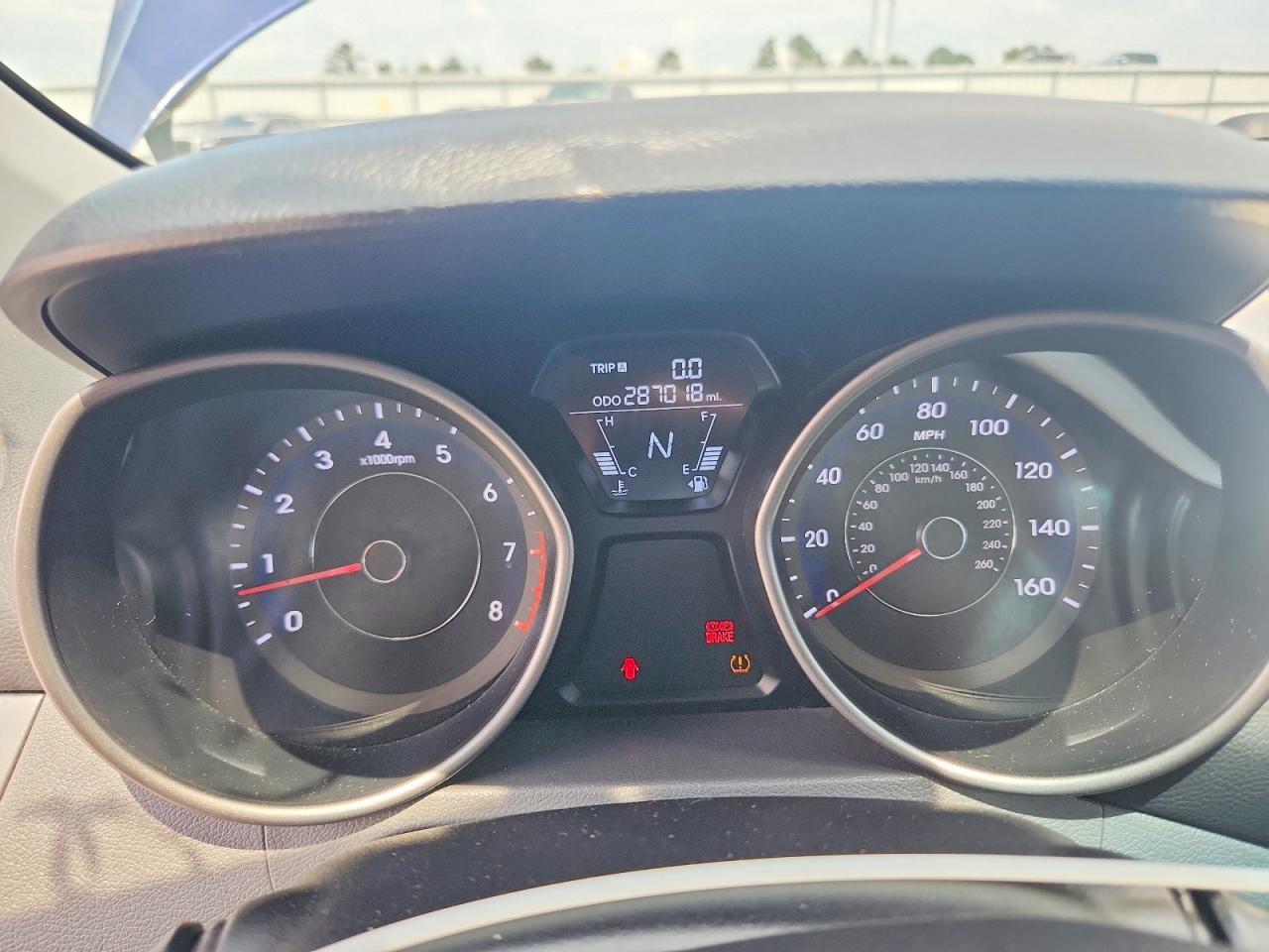 2013 Hyundai Elantra Gls Blue vin: 5NPDH4AE6DH301540