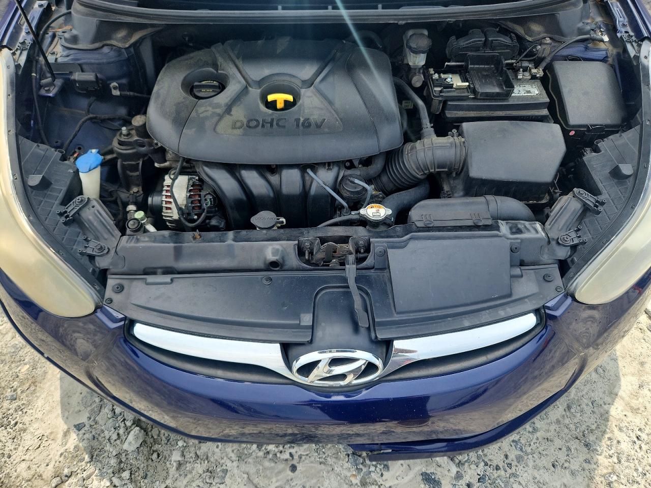 2013 Hyundai Elantra Gls Blue vin: 5NPDH4AE6DH301540