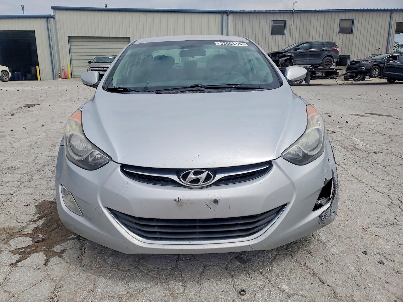 2013 Hyundai Elantra Gls Silver vin: 5NPDH4AE6DH306432