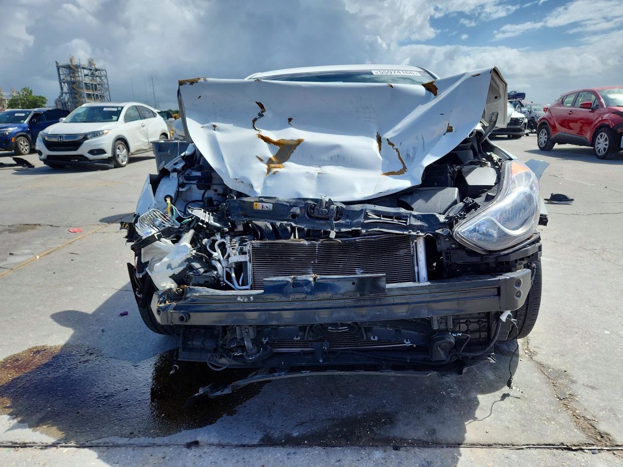 2013 Hyundai Elantra Gls White vin: 5NPDH4AE6DH306849
