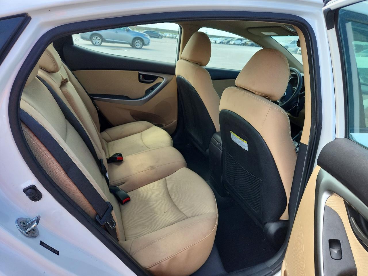 2013 Hyundai Elantra Gls White vin: 5NPDH4AE6DH306849