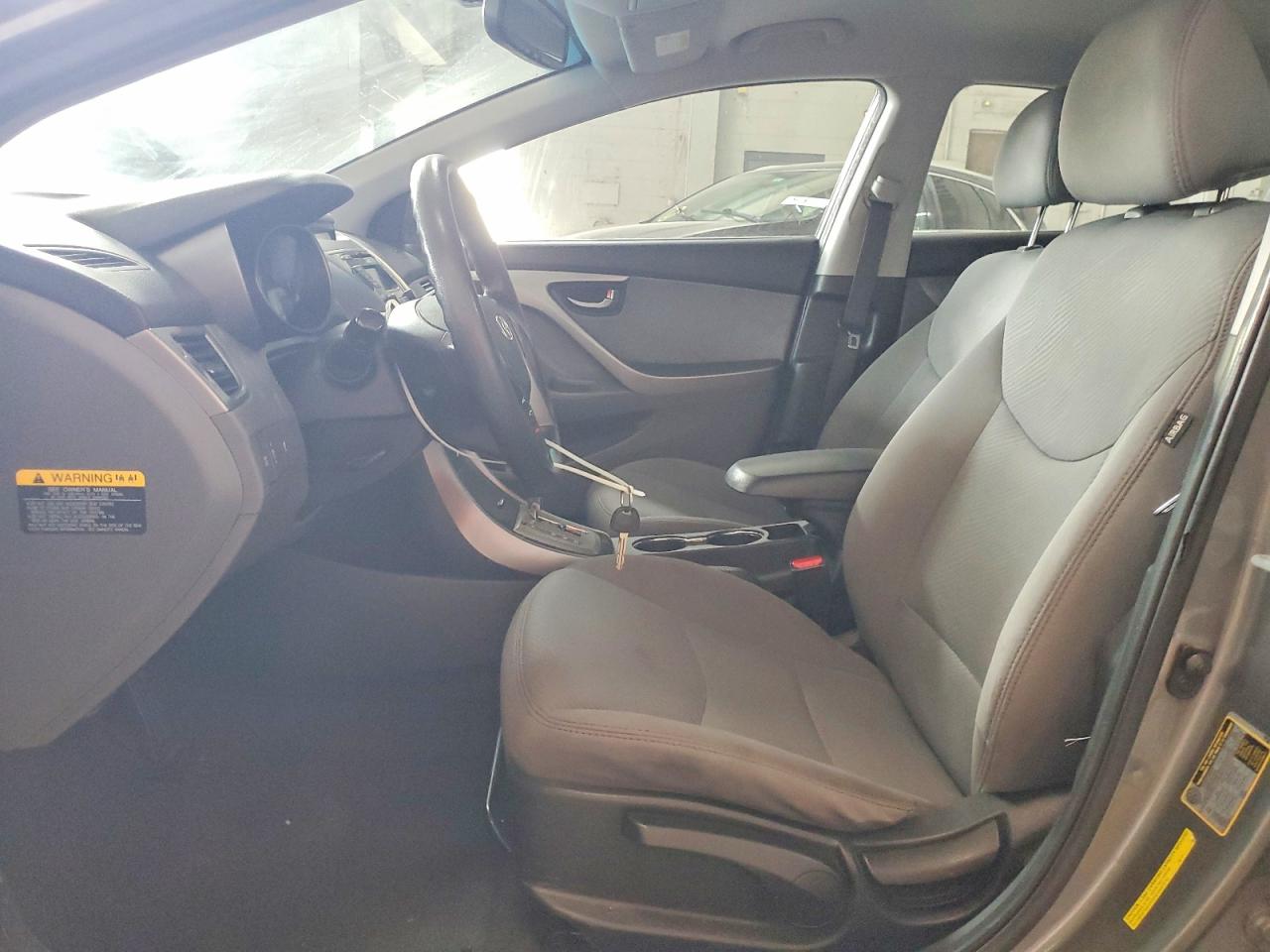 2013 Hyundai Elantra Gls Silver vin: 5NPDH4AE6DH312358