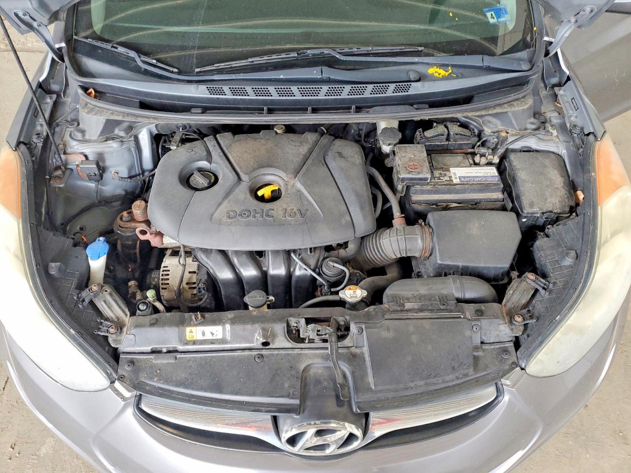 2013 Hyundai Elantra Gls Silver vin: 5NPDH4AE6DH312358