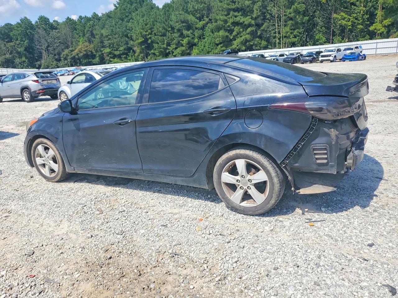 2013 Hyundai Elantra Gls Black vin: 5NPDH4AE6DH314062
