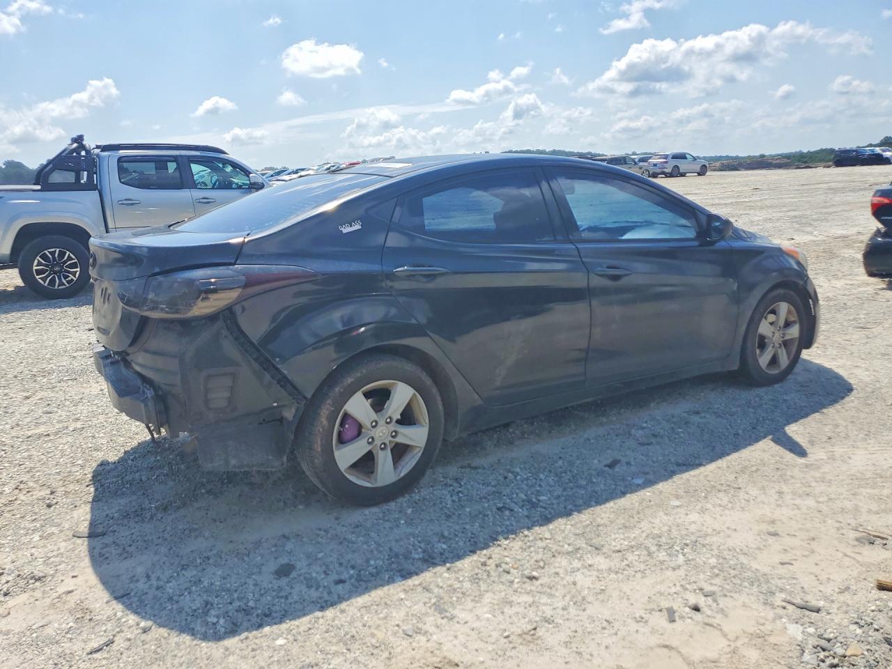 2013 Hyundai Elantra Gls Black vin: 5NPDH4AE6DH314062