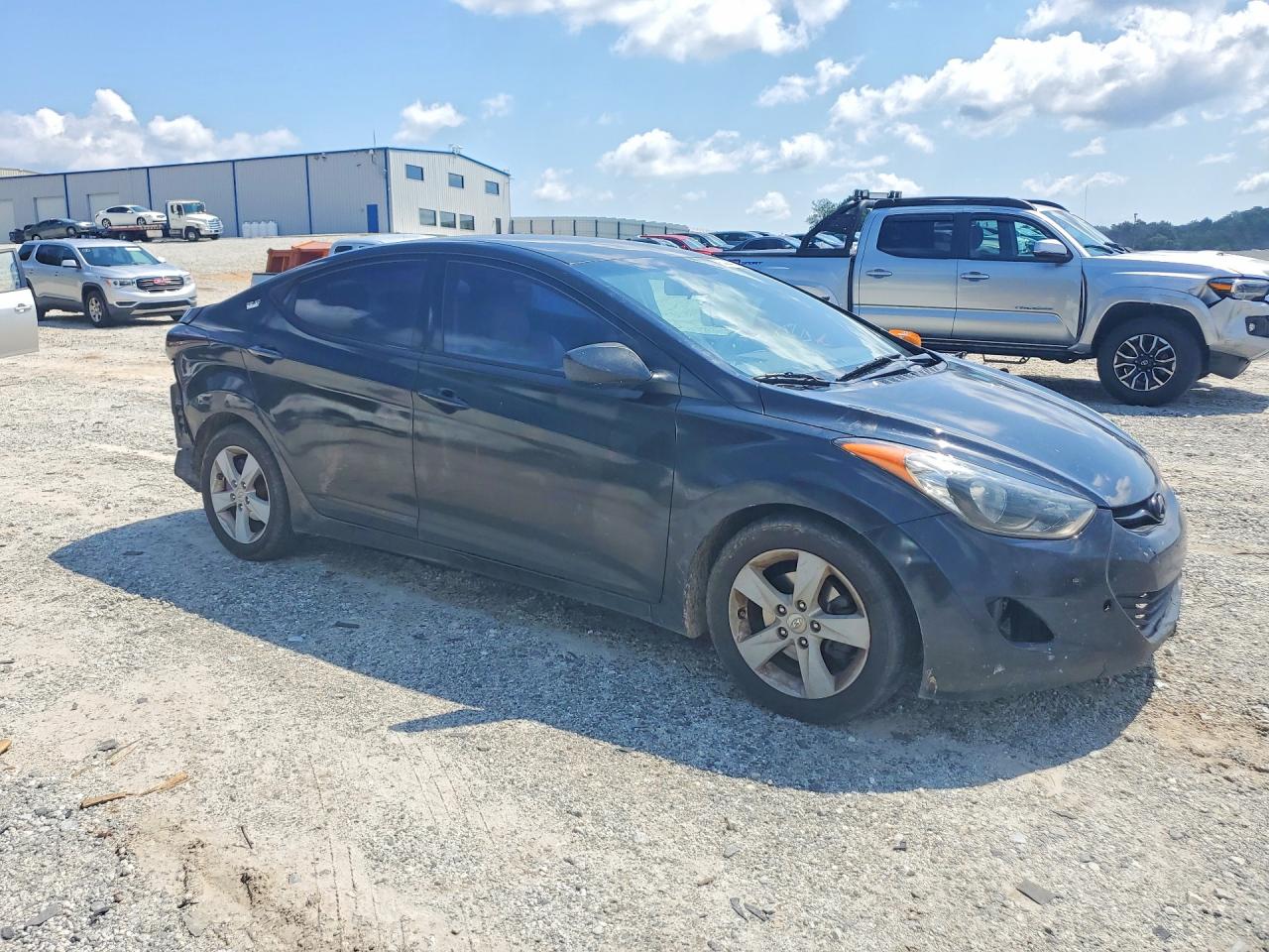 2013 Hyundai Elantra Gls Black vin: 5NPDH4AE6DH314062