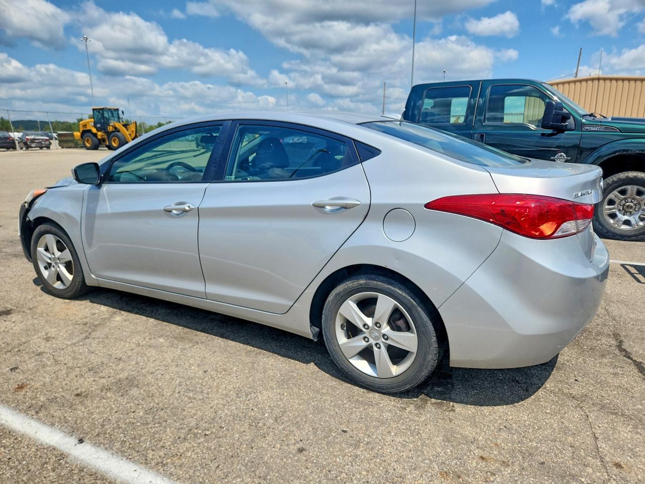 2013 Hyundai Elantra Gls Silver vin: 5NPDH4AE6DH316202