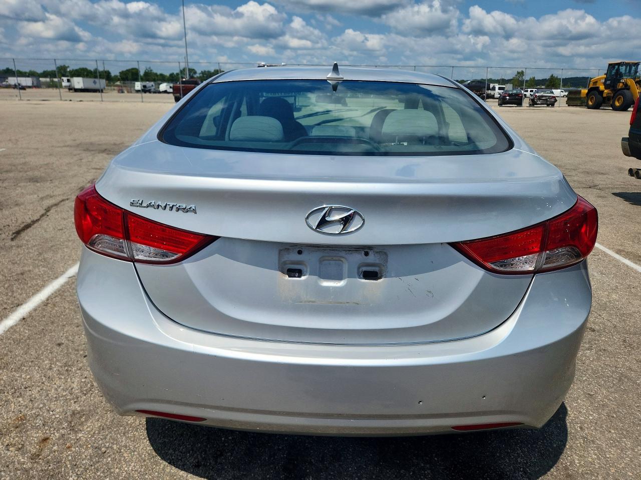 2013 Hyundai Elantra Gls Silver vin: 5NPDH4AE6DH316202