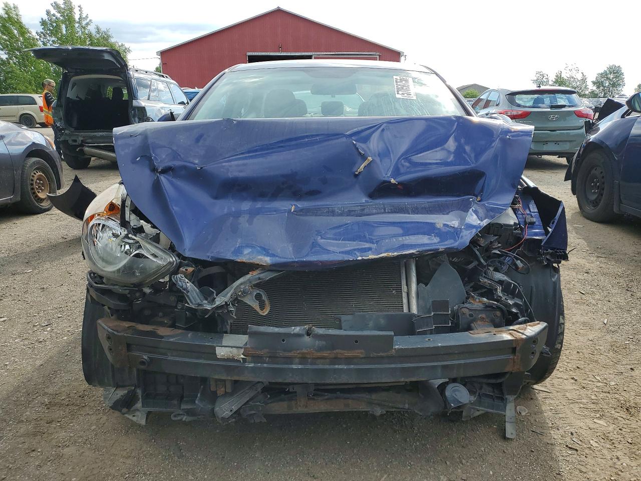 2013 Hyundai Elantra Gls Blue vin: 5NPDH4AE6DH319634