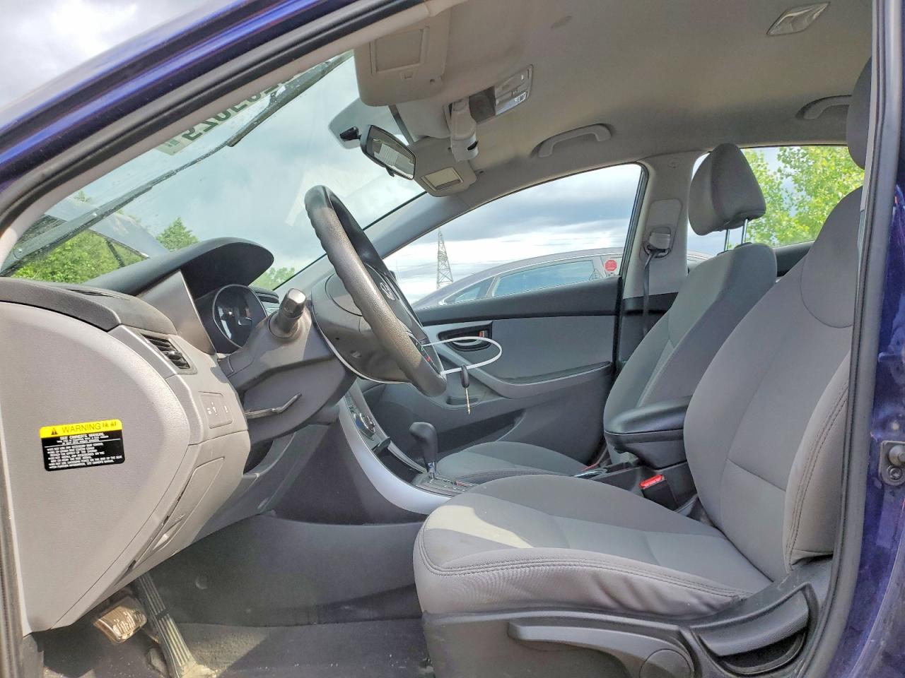 2013 Hyundai Elantra Gls Blue vin: 5NPDH4AE6DH319634
