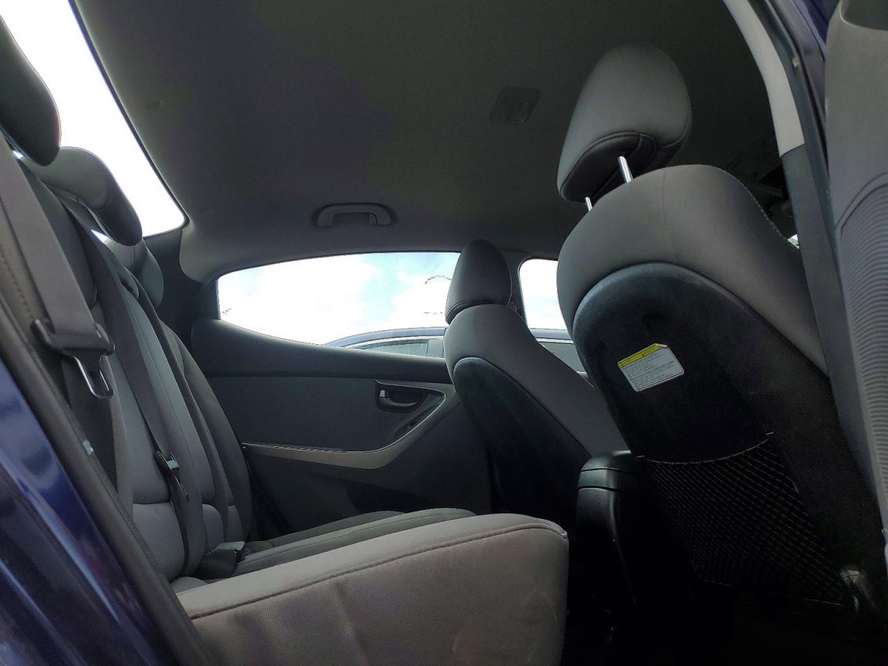 2013 Hyundai Elantra Gls Blue vin: 5NPDH4AE6DH319634