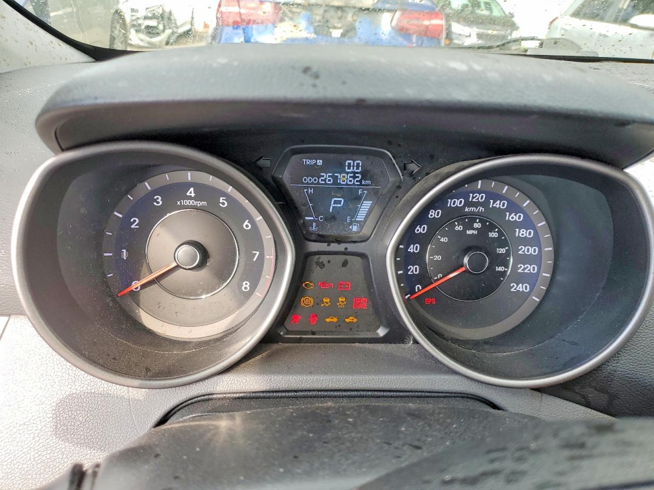 2013 Hyundai Elantra Gls Blue vin: 5NPDH4AE6DH319634