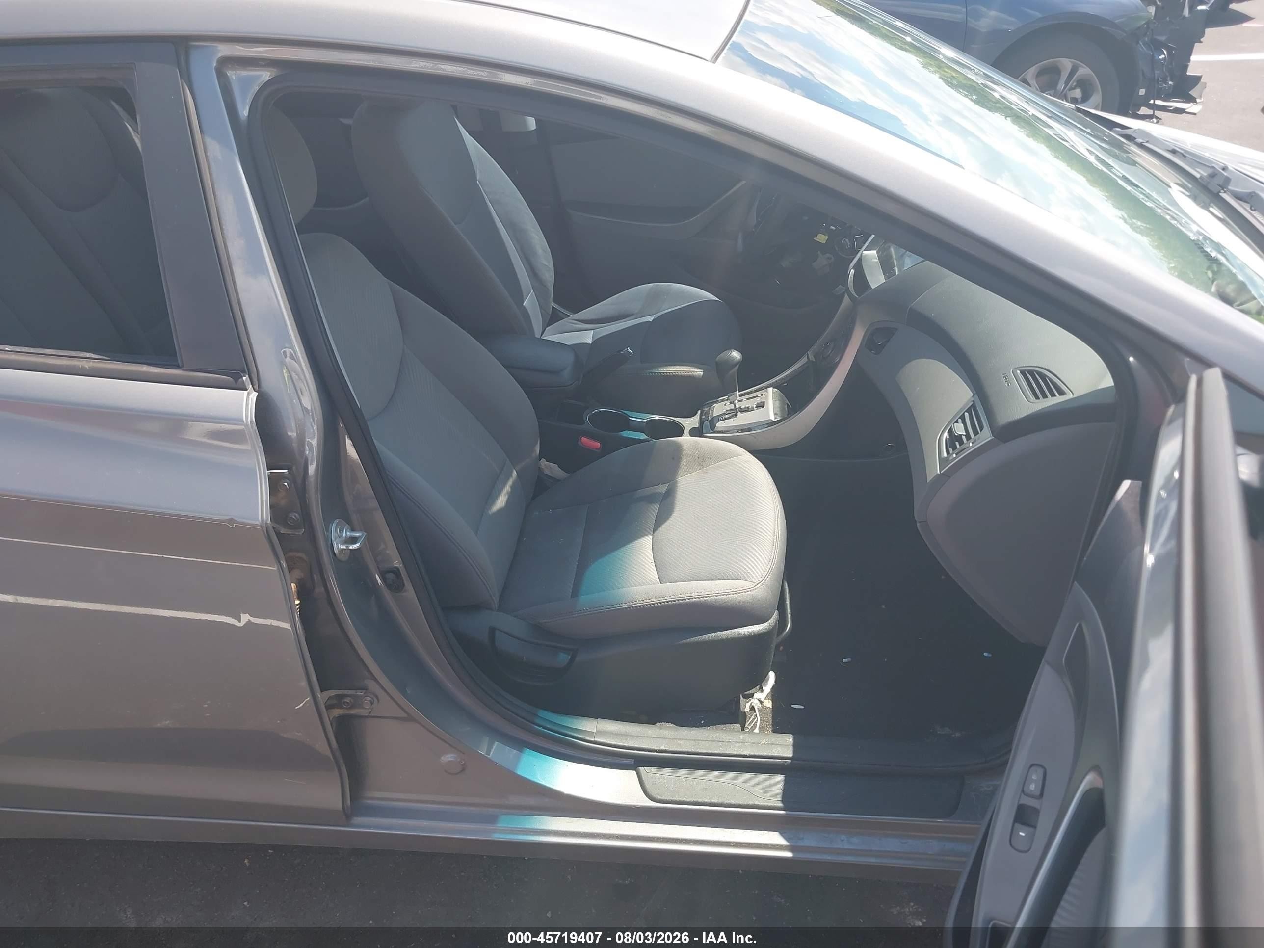 2013 Hyundai Elantra Gls Silver vin: 5NPDH4AE6DH321707