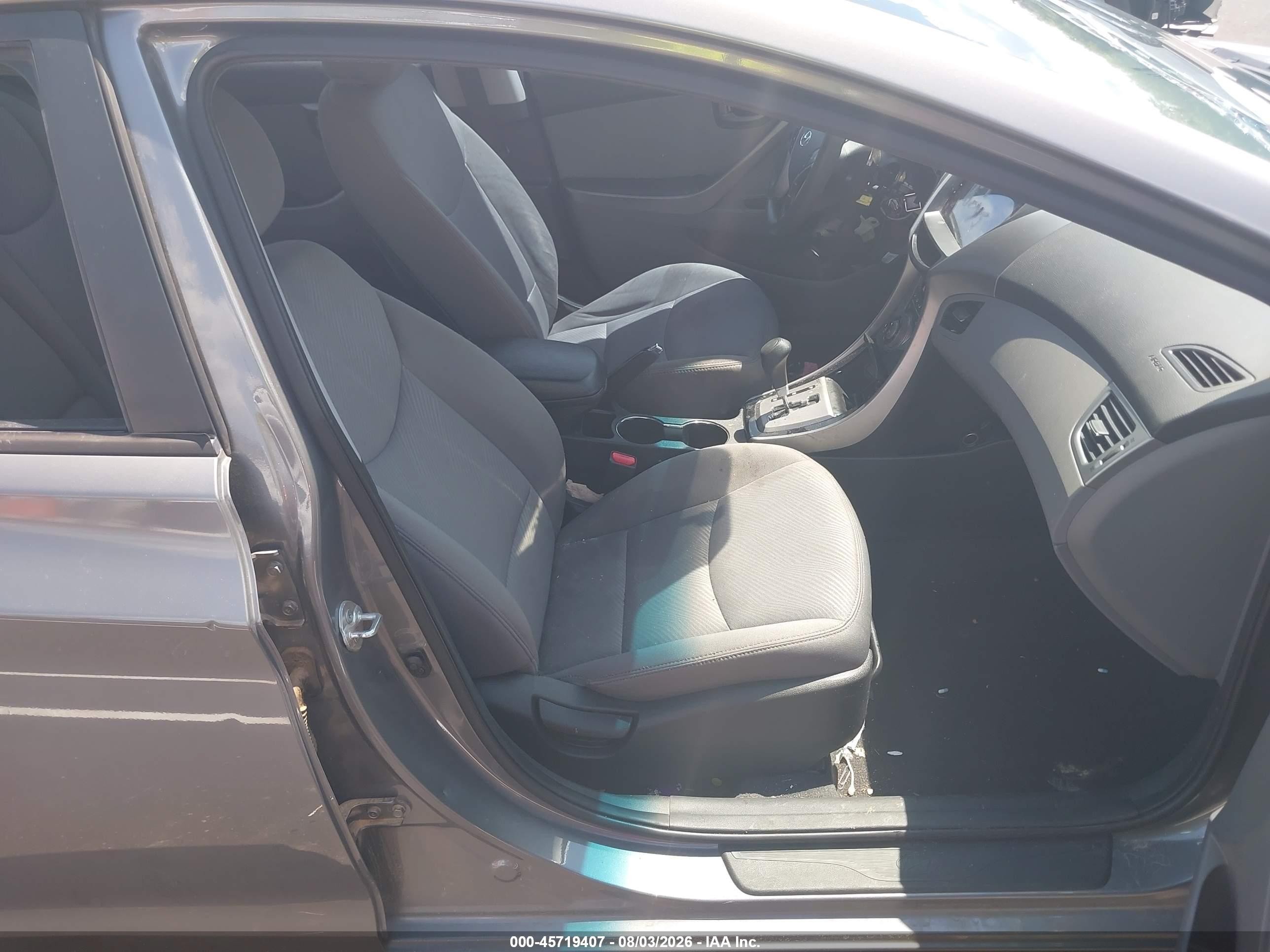 2013 Hyundai Elantra Gls Silver vin: 5NPDH4AE6DH321707