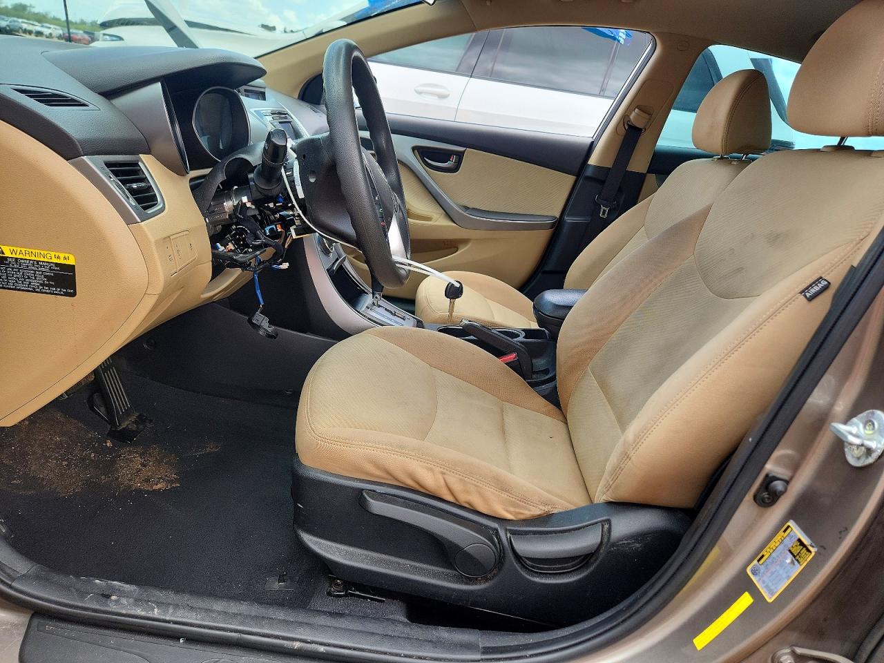 2013 Hyundai Elantra Gls Gray vin: 5NPDH4AE6DH323120