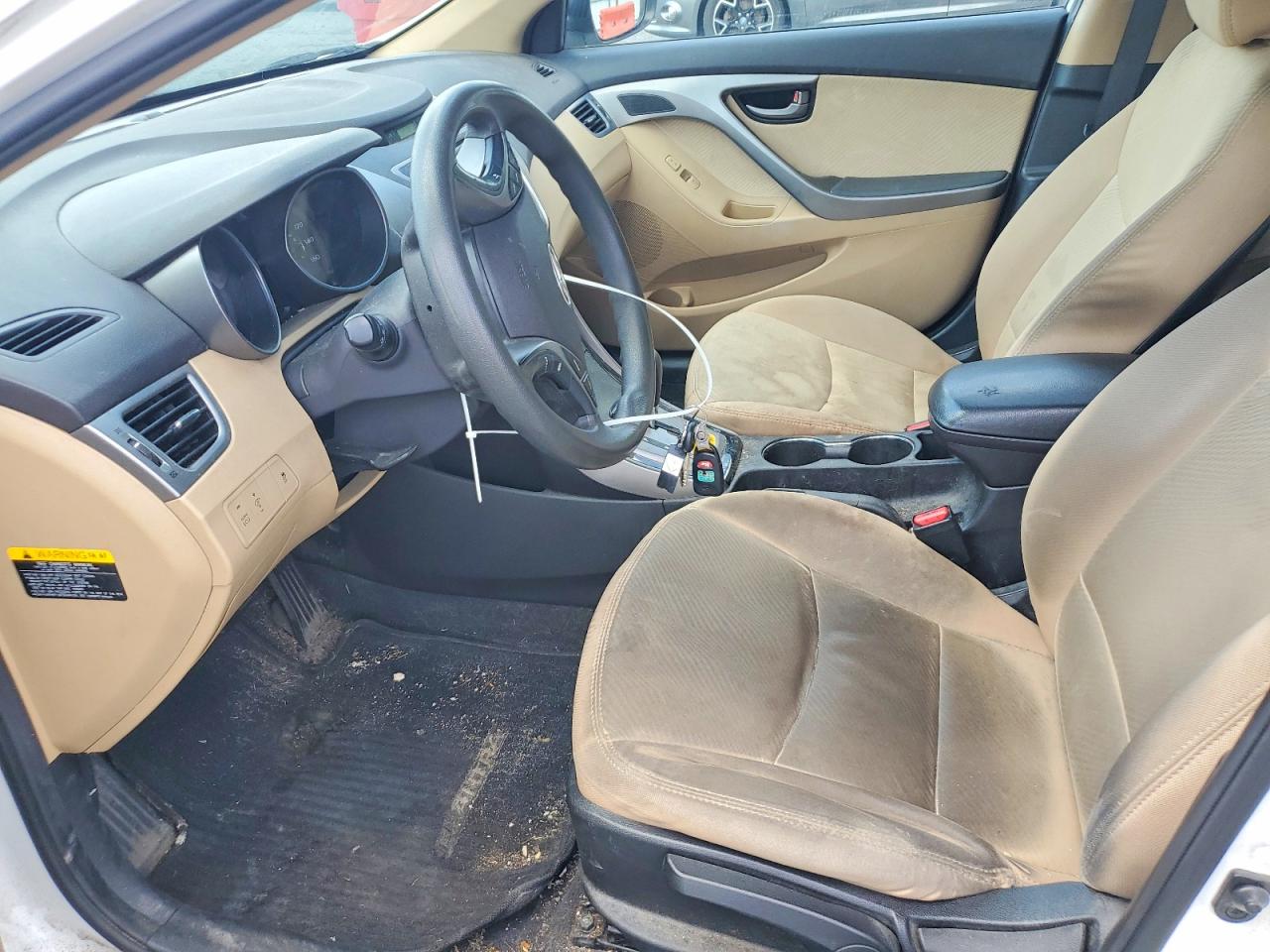 2013 Hyundai Elantra Gls Белый vin: 5NPDH4AE6DH323280