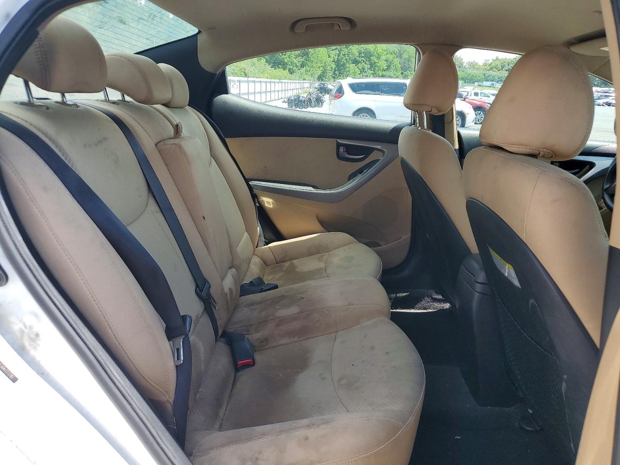 2013 Hyundai Elantra Gls Белый vin: 5NPDH4AE6DH323280
