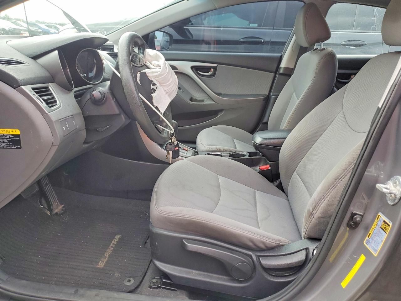 2013 Hyundai Elantra Gls Gray vin: 5NPDH4AE6DH330262