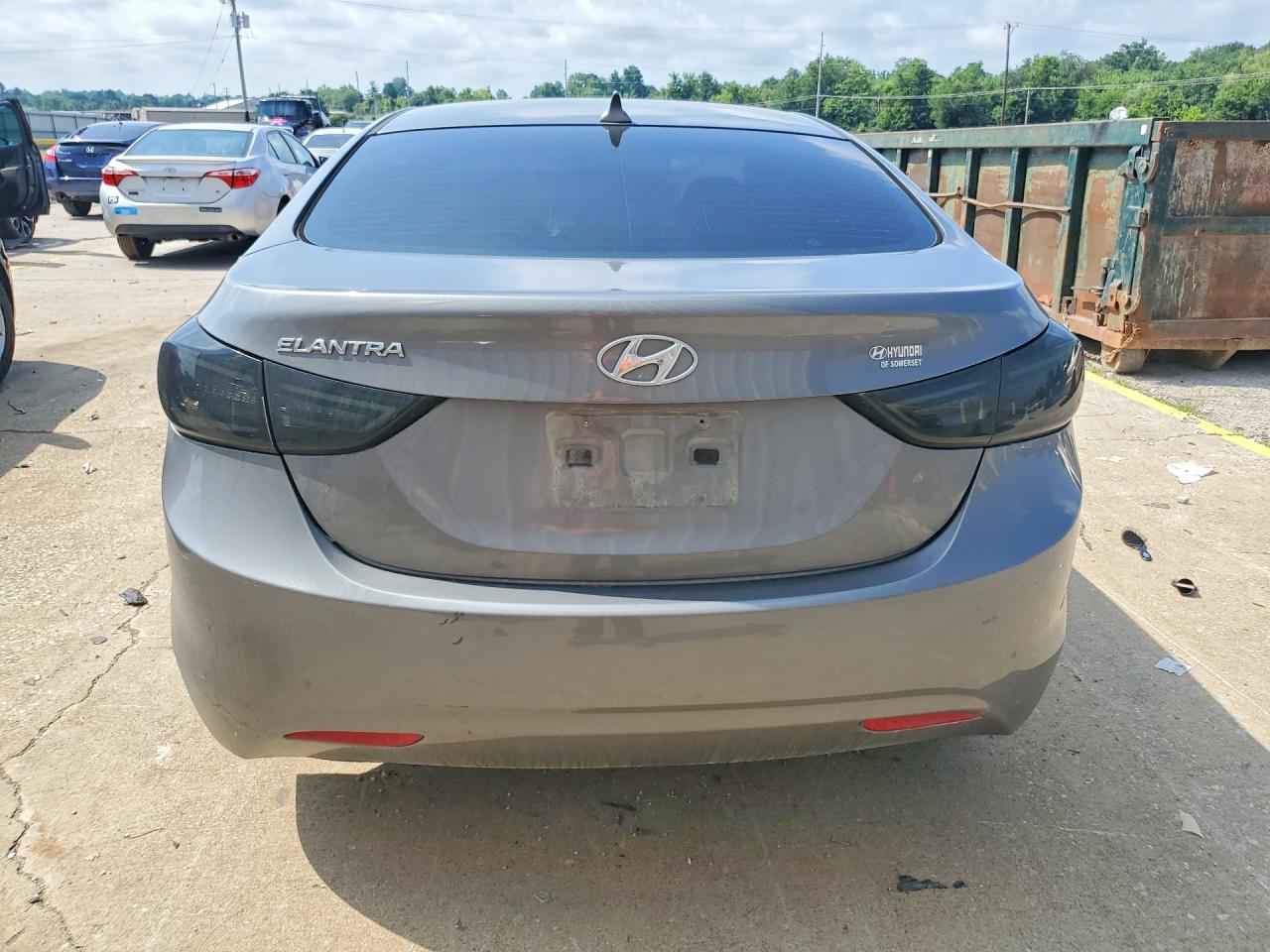 2013 Hyundai Elantra Gls Серый vin: 5NPDH4AE6DH331041