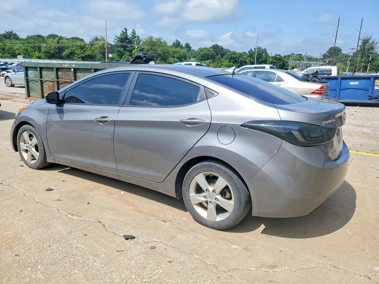 2013 Hyundai Elantra Gls Серый vin: 5NPDH4AE6DH331041