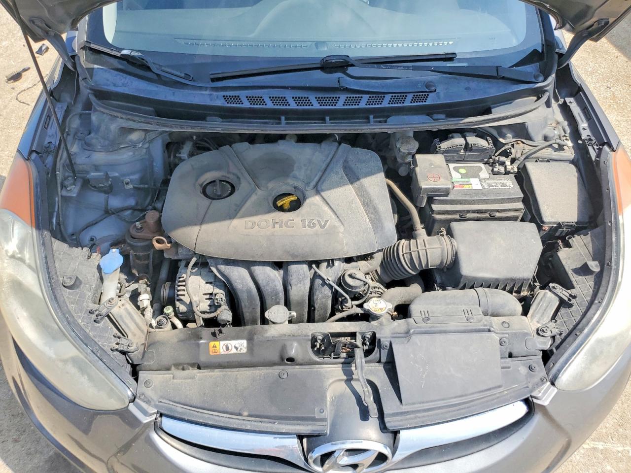 2013 Hyundai Elantra Gls Серый vin: 5NPDH4AE6DH331041
