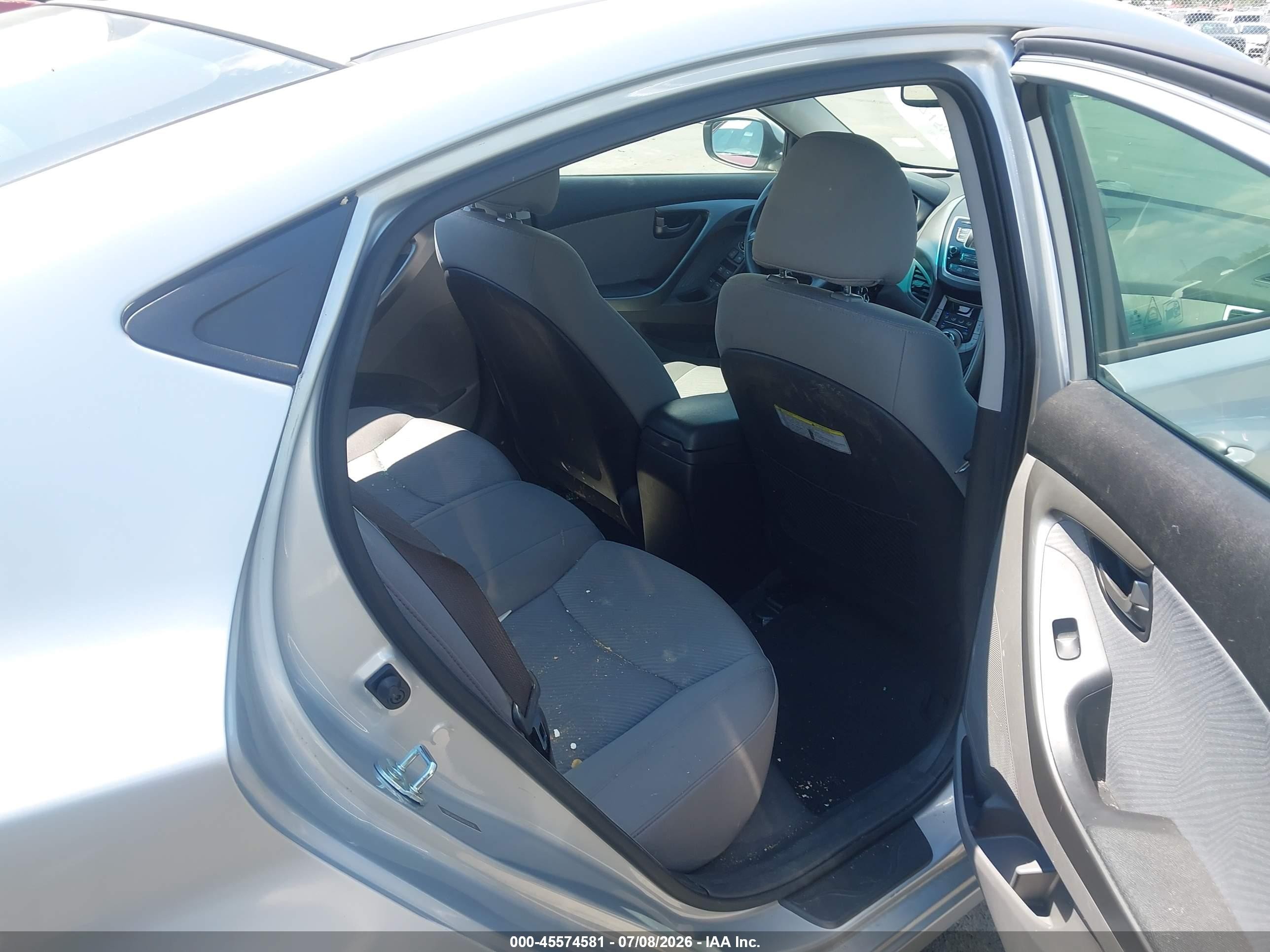 2013 Hyundai Elantra Gls Silver vin: 5NPDH4AE6DH332206