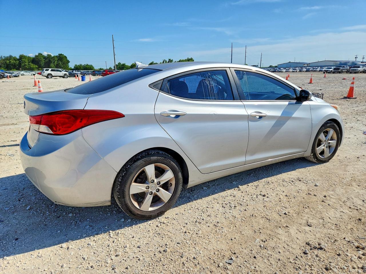2013 Hyundai Elantra Gls Silver vin: 5NPDH4AE6DH335672