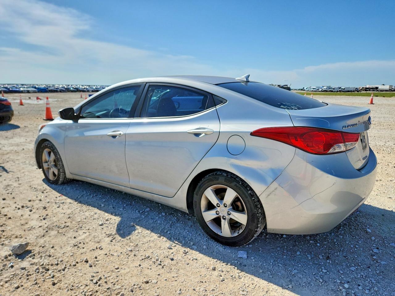 2013 Hyundai Elantra Gls Silver vin: 5NPDH4AE6DH335672