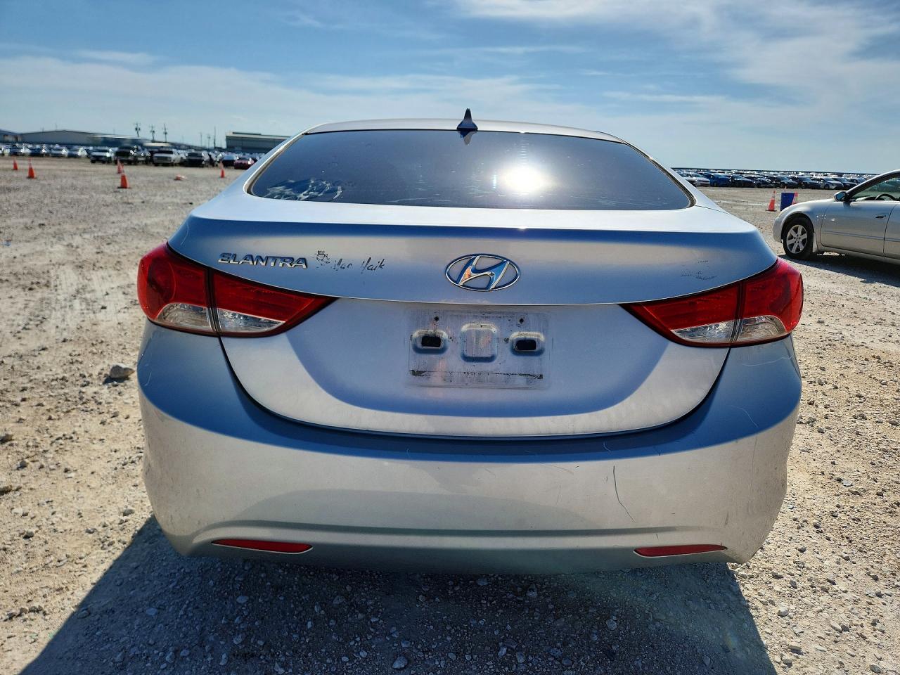 2013 Hyundai Elantra Gls Silver vin: 5NPDH4AE6DH335672