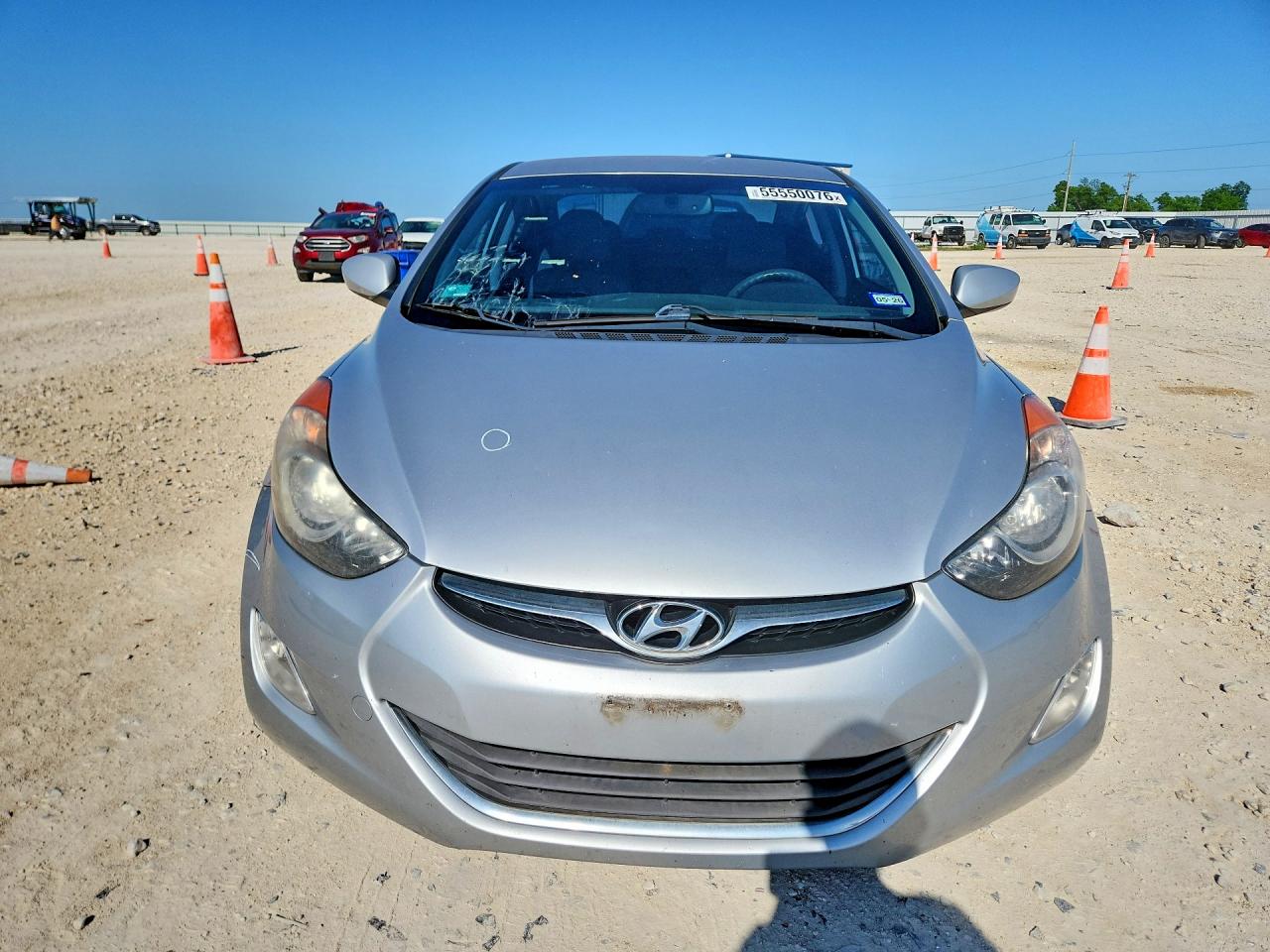 2013 Hyundai Elantra Gls Silver vin: 5NPDH4AE6DH335672