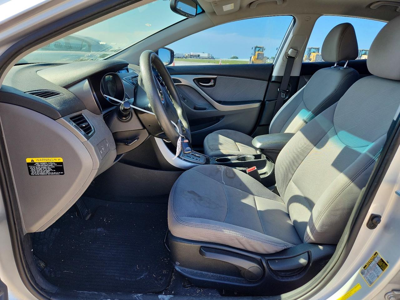 2013 Hyundai Elantra Gls Silver vin: 5NPDH4AE6DH335672