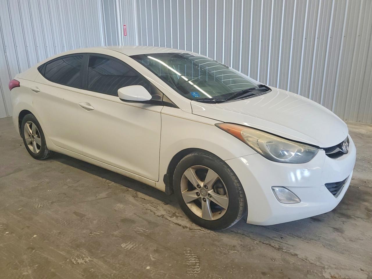 2013 Hyundai Elantra Gls White vin: 5NPDH4AE6DH340905