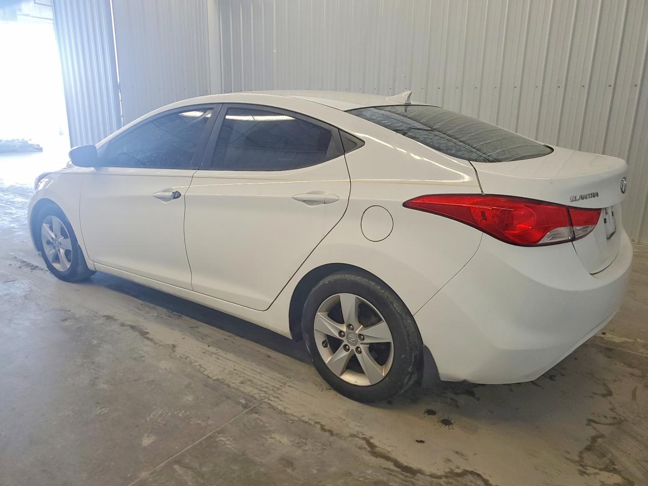 2013 Hyundai Elantra Gls White vin: 5NPDH4AE6DH340905