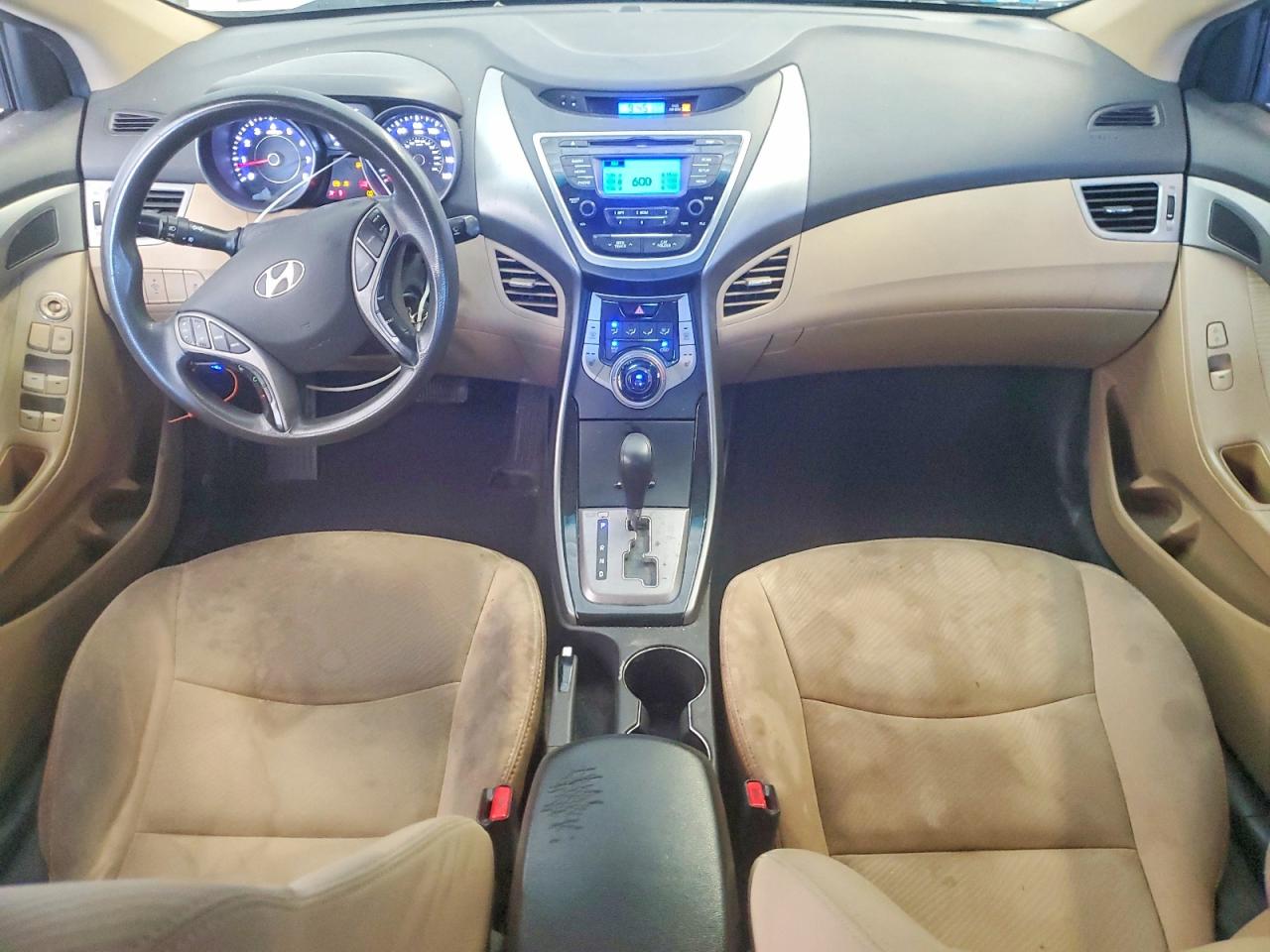 2013 Hyundai Elantra Gls White vin: 5NPDH4AE6DH340905