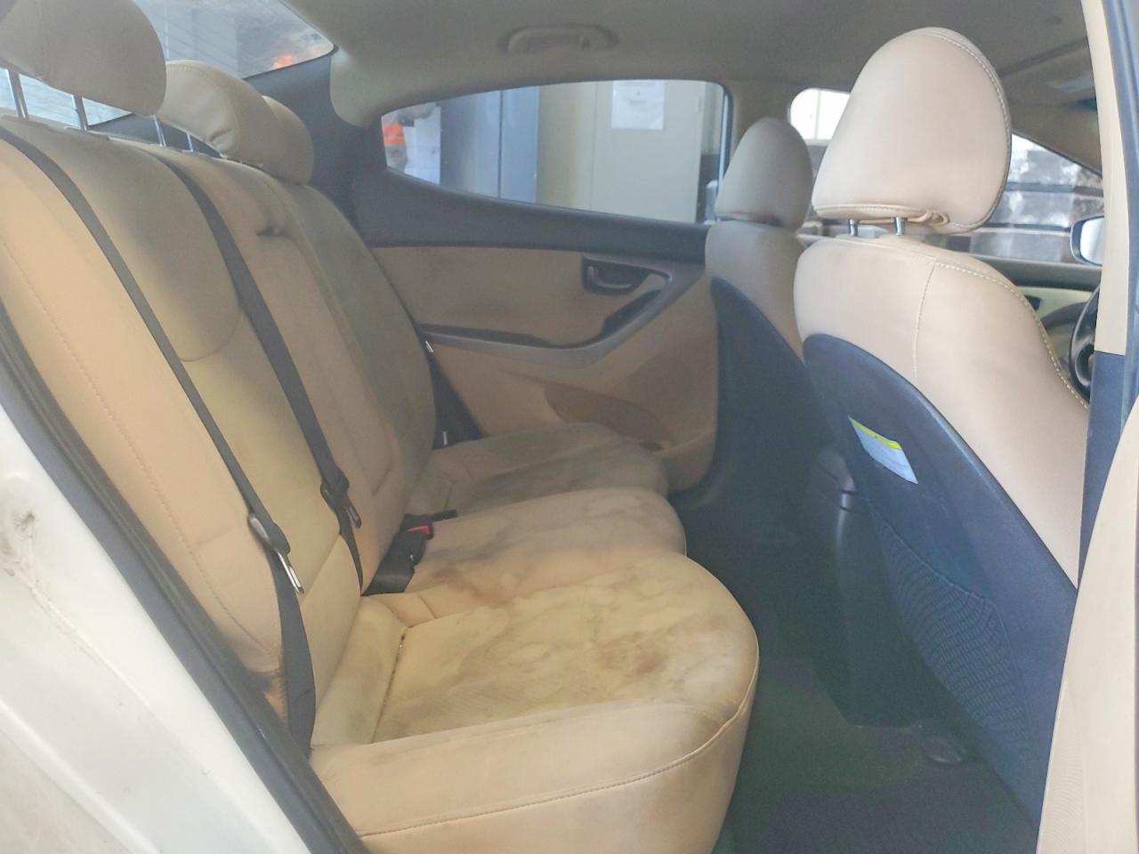2013 Hyundai Elantra Gls White vin: 5NPDH4AE6DH340905